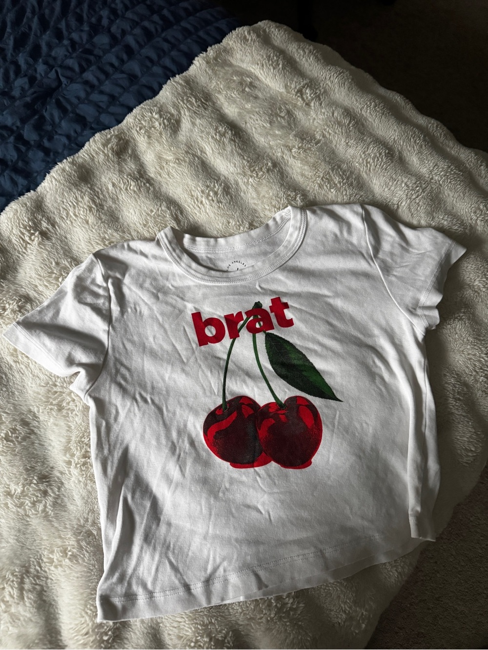 ‘Brat' Cherry Graphic Tee